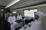 Mohammed bin Rashid boards Etihad Rail passenger train for journey between Dubai, Fujairah ahead of commercial launch in 2026