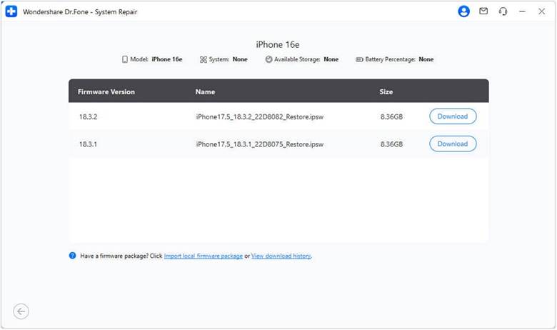 download ios firmware standard